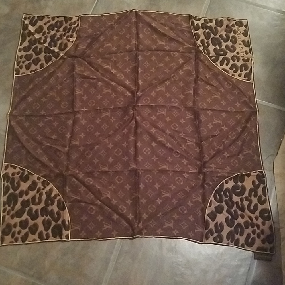 Louis Vuitton silk scarf